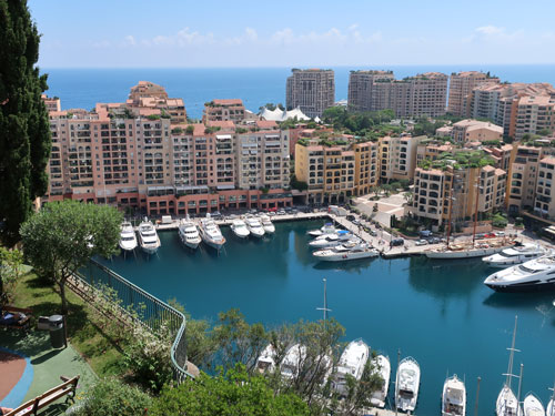 Principality of Monaco on the French Riviera